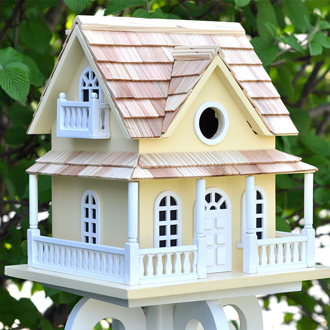 Home Bazaar Cape May Cottage Birdhouse - Yellow
