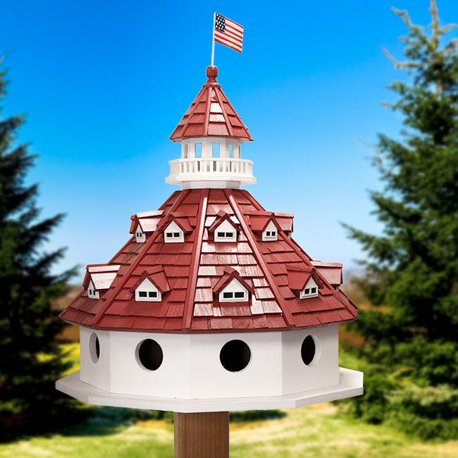 Home Bazaar Hotel California Purple Martin Birdhouse 10 Rooms