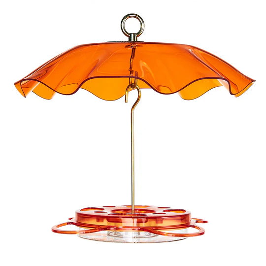 Birds Choice Translucent Oriole Nectar Feeder w/Orange WG