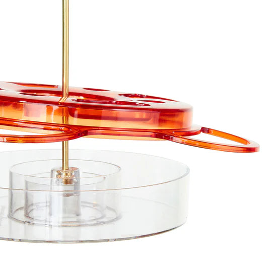Birds Choice Translucent Oriole Nectar Feeder w/Orange WG