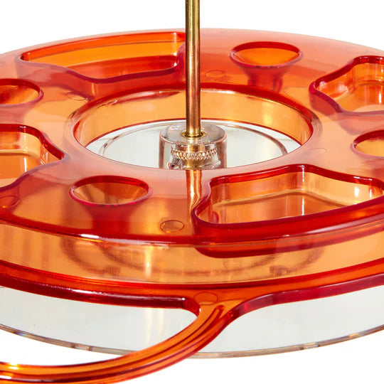 Birds Choice Translucent Oriole Nectar Feeder w/Orange WG