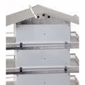 Birds Choice /Coates Purple Martin House Unassembled Starling Resistant 3 Floor 12 Room, Crescent Hole PMSR12