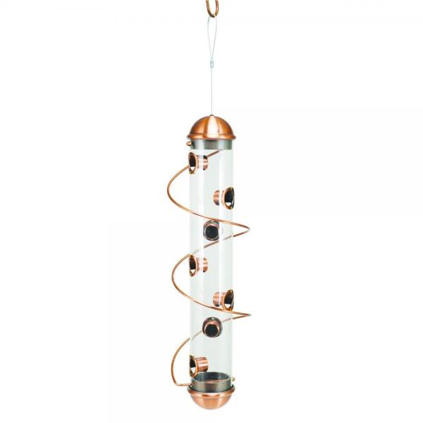Songbird Essentials 17in. Copper Spiral Sunflower Feeder