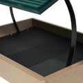 Birds Choice 17 X 16 Fly-Thru Platform-Taupe and Green Recycled Plastic Large