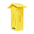 Birds Choice Pole-Mounted Butterfly House Yellow Recycled Plastic