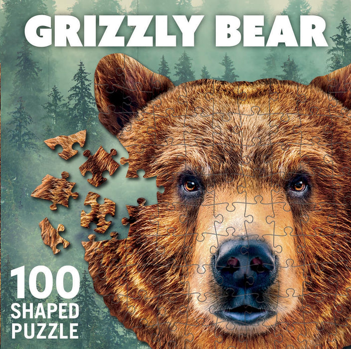 MasterPieces Puzzles Grizzly Bear Squzzles 100 pcs