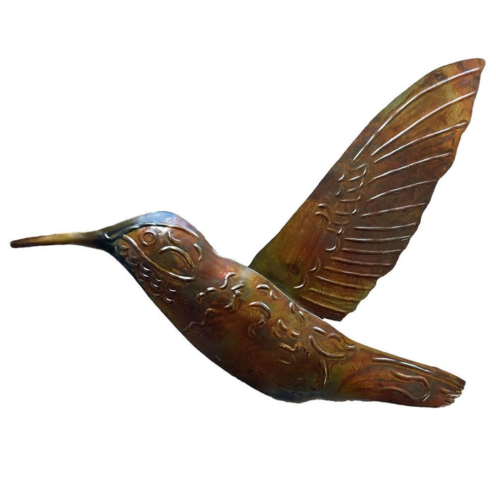 Hummingbird Flamed Wall Mount