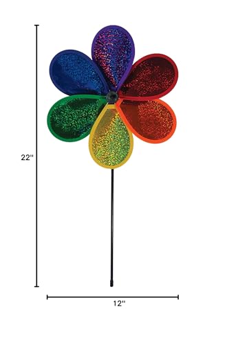 Rainbow Glitter Flower