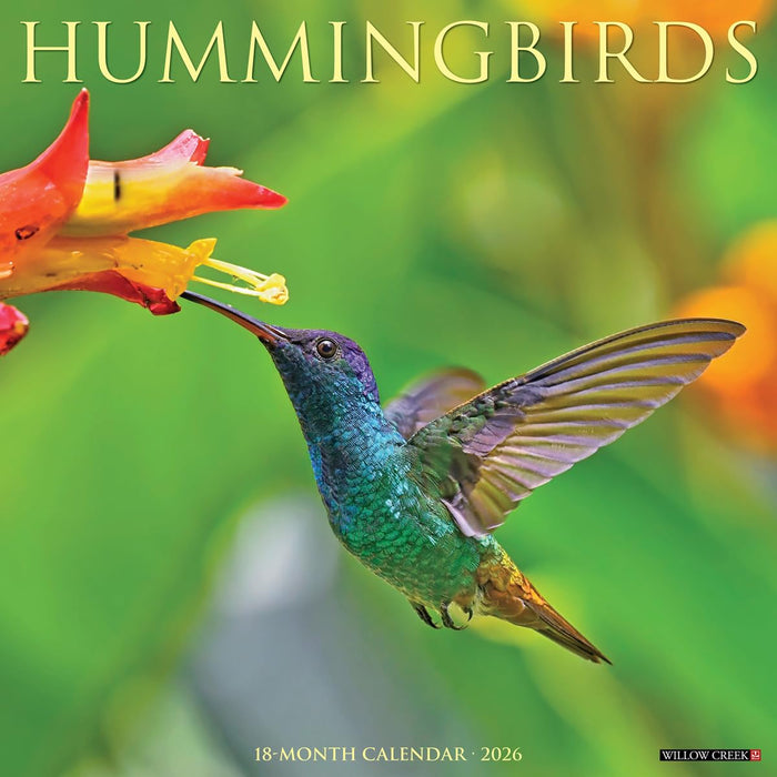 Willow Creek Press Hummingbirds 2026 Calendar