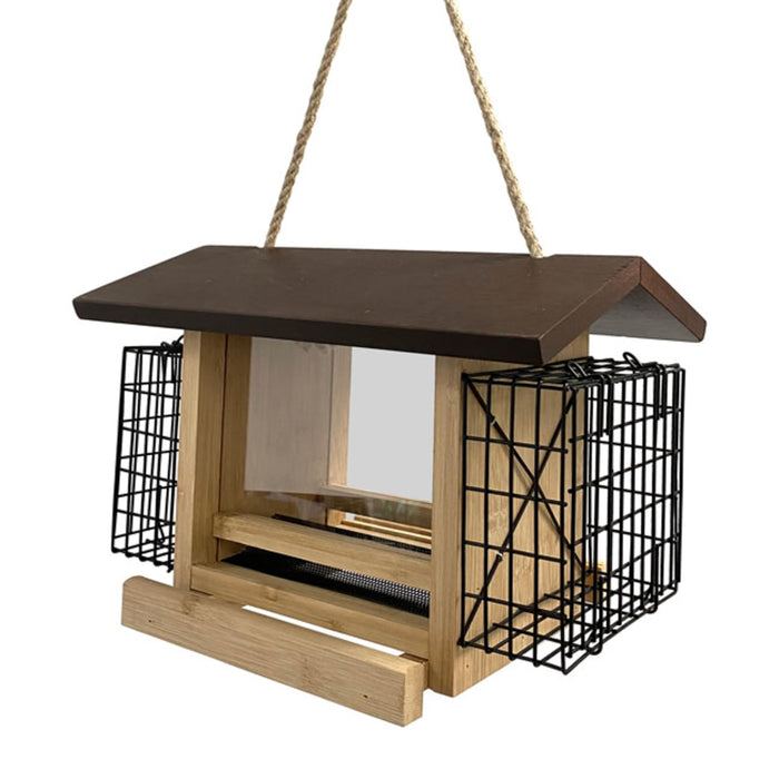 AUDUBON ULTIMATE RENEWABLE BAMBOO RANCH FEEDER W/SUET