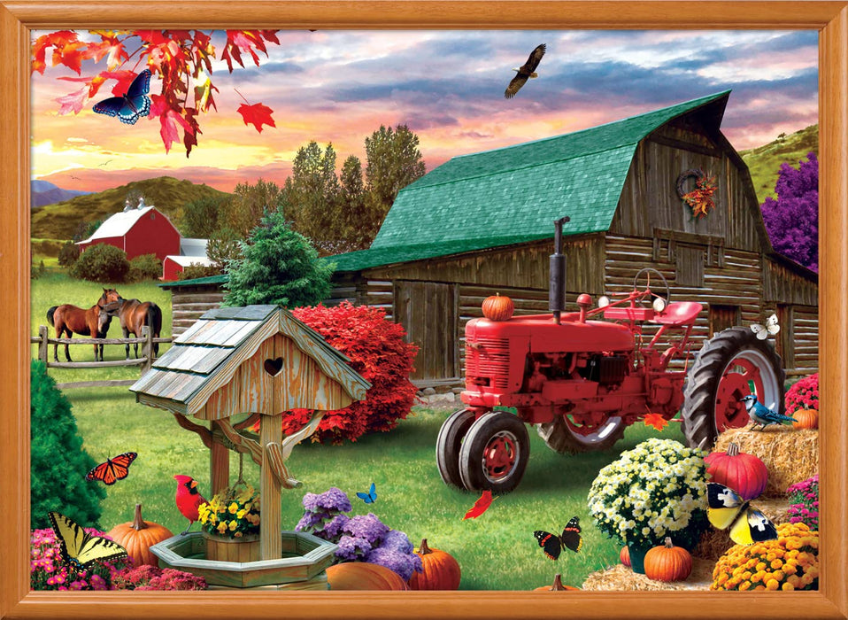 MasterPieces Puzzles Farm Country Harvest Ranch 1000 Piece Puzzle