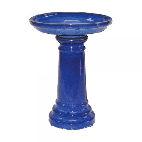 Bird Bath Medium Cobalt Blue