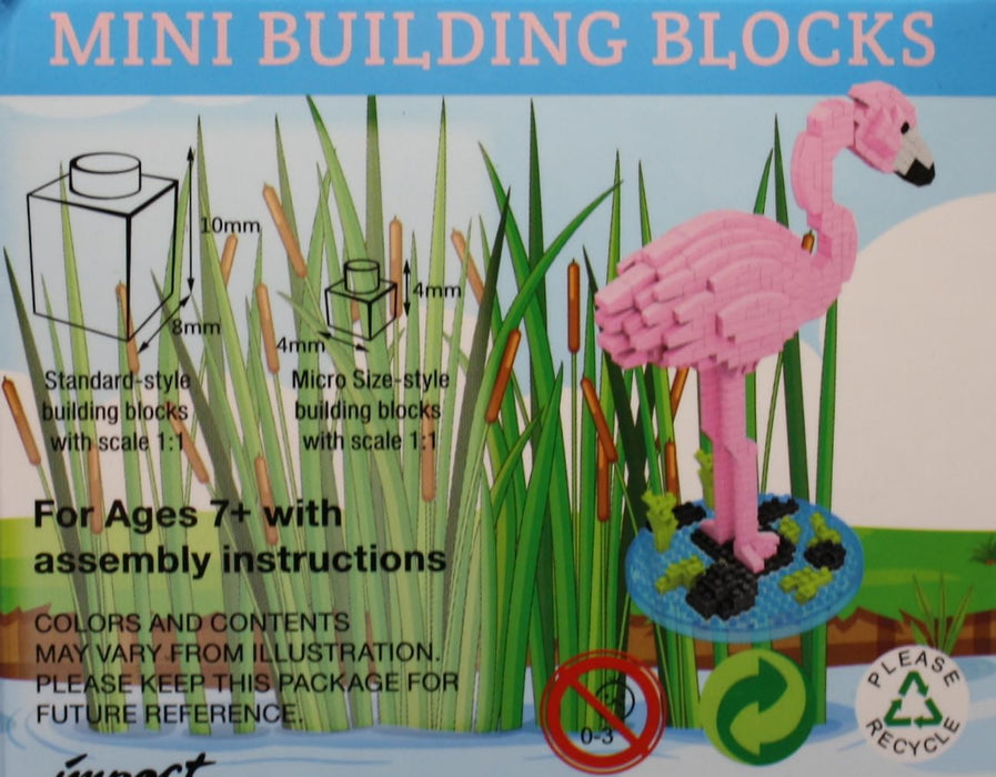 Impact Photographics Flamingo Mini Building Blocks Set
