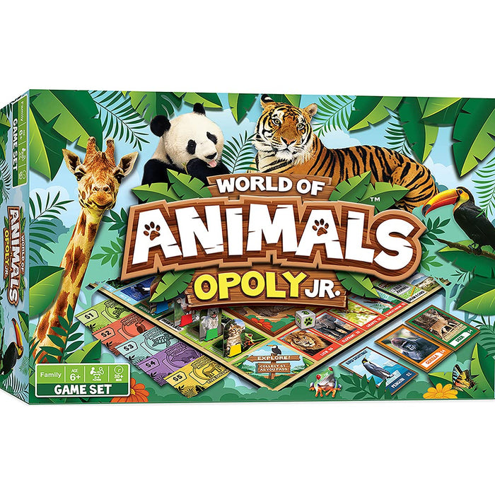 MasterPieces Puzzles World of Animals Oply Junior Board Game