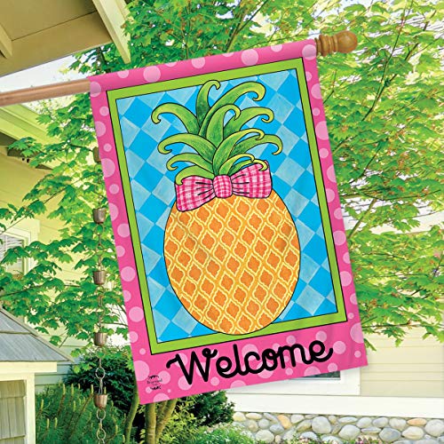 Pineapple Welcome House Flag