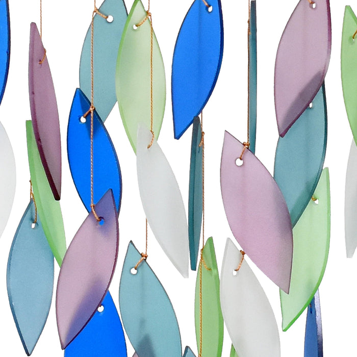 Gift Essentials Blue Handworks Line - Mountain Ridge Waterfall Glass Chime