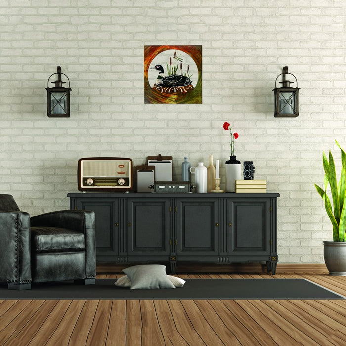 Next Innovations Loon Scene Wall Art Metal