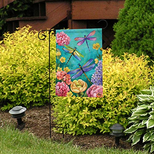 Dragonfly Spring Garden Flag