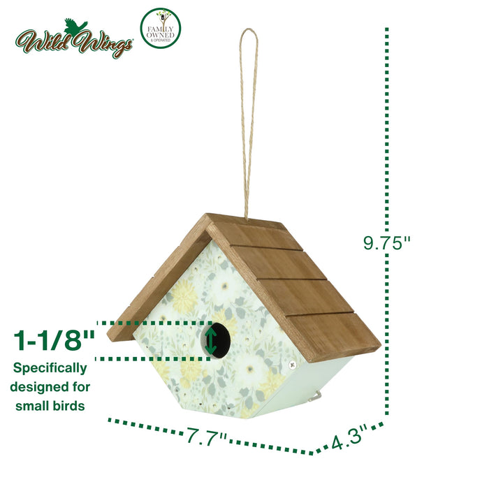 DECORATIVE WREN HOUSE - BLOOMING NEST