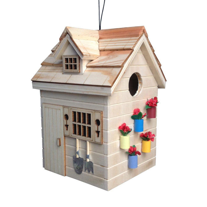 Potting Shed Birdhouse - Natural