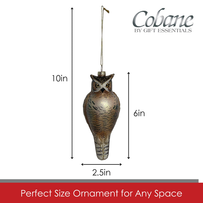 Cobane Studio  Great Horned Owl Ornament