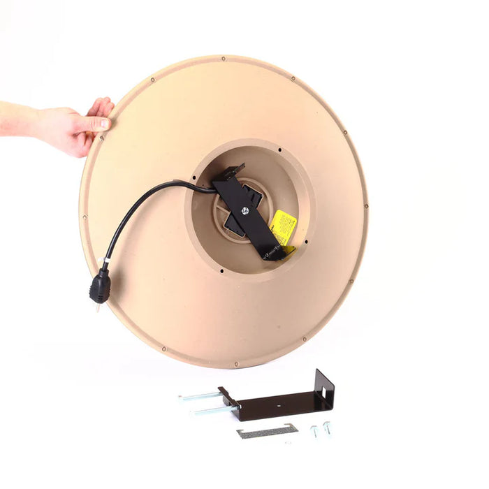 Birds Choice 20" Heated Birdbath w/Deck Mount