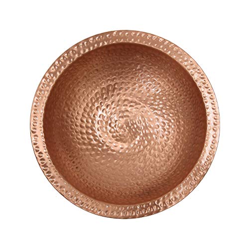 Achla Designs Hammered Solid Copper Birdbath- Wall Mount Bracket