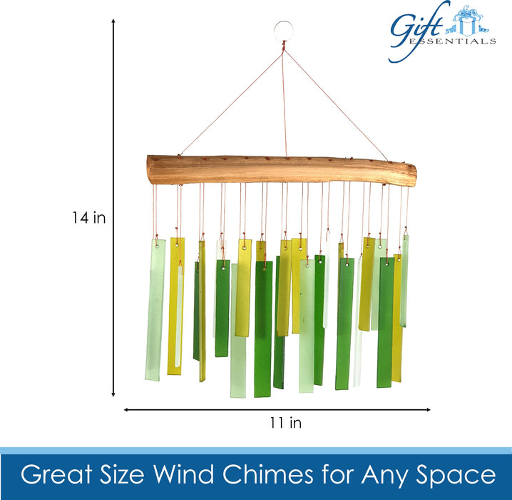Gift Essentials Blue Handworks Line - Spring Colors Glass Chime
