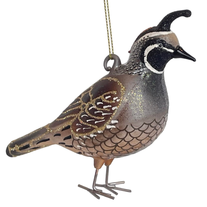 Cobane Studio  California Quail Ornament