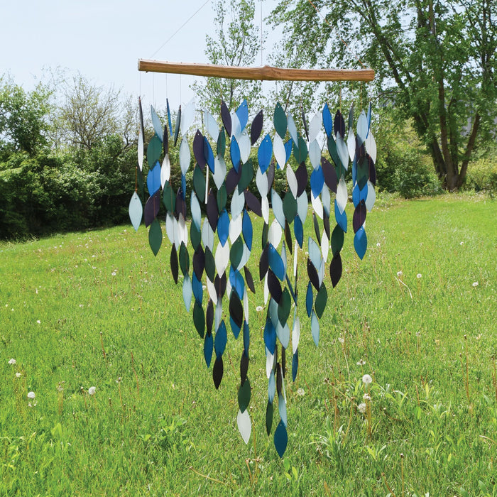 Gift Essentials Blue Handworks Line - Premiere Pacific Waterfall Glass Chime