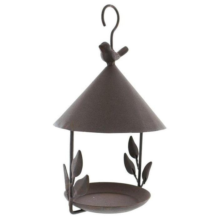 American Heritage Iron Aviary Bird Feeder - Brown