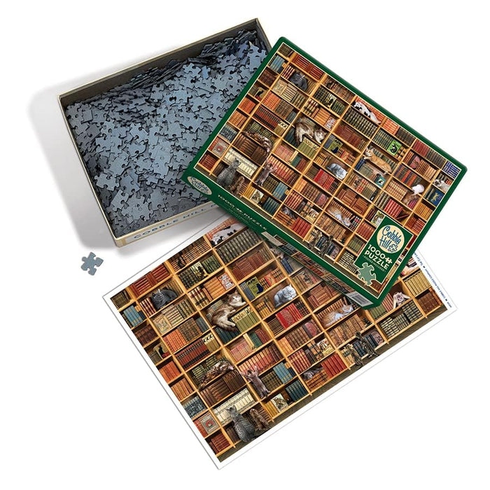 The Cat Library Puzzle 1000 pc