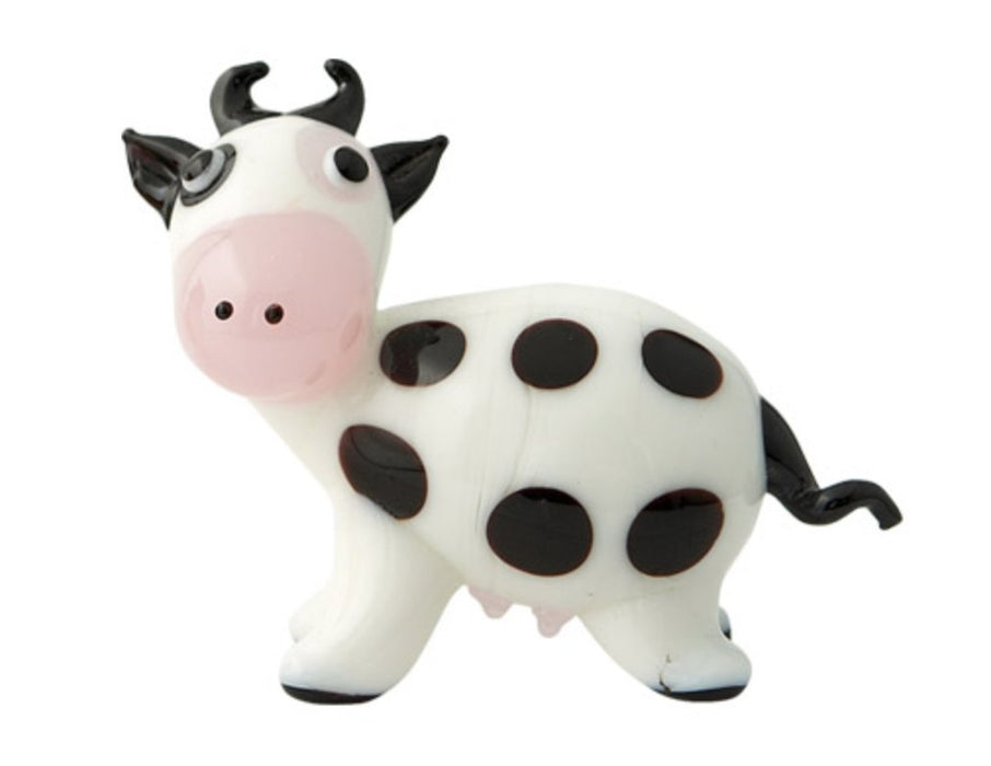 LS Arts Milano Art Glass Animals-Cow