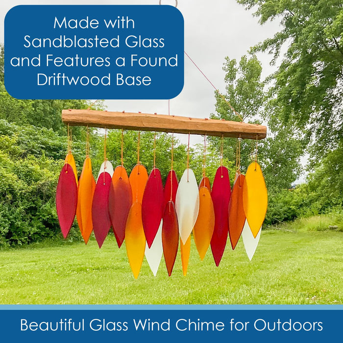 Gift Essentials Blue Handworks Line - Desert Sands Glass Chime