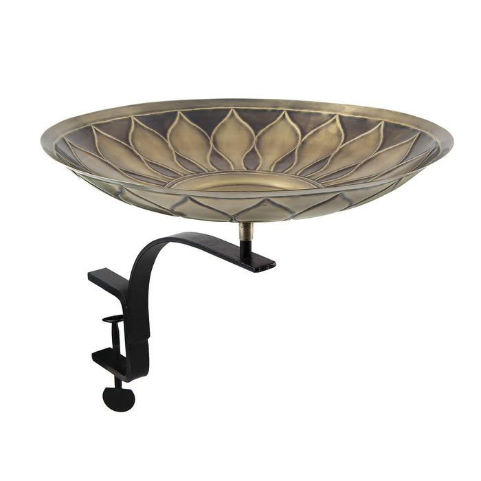 Achla Designs African Daisy Birdbath- Rail Mount Bracket