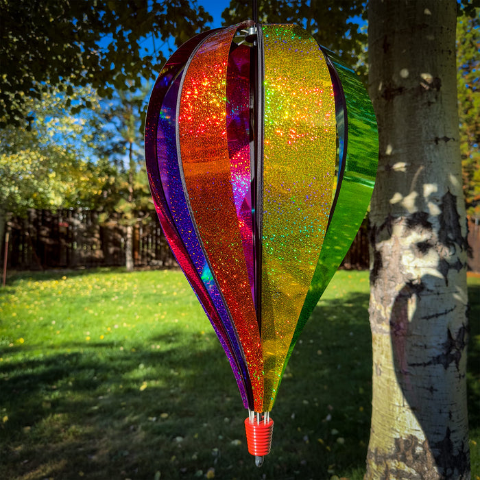Jumbo Rainbow Glitter Hot Air