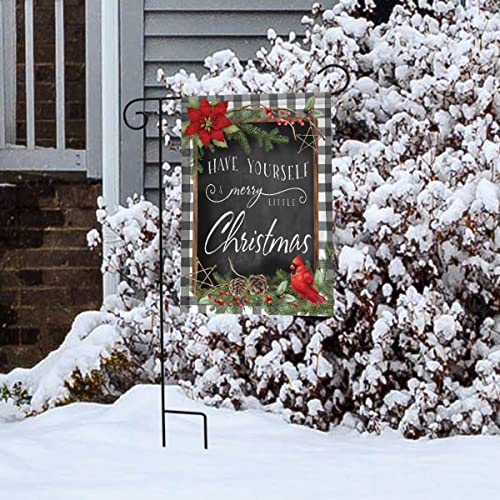 Merry Little Christmas Garden Flag