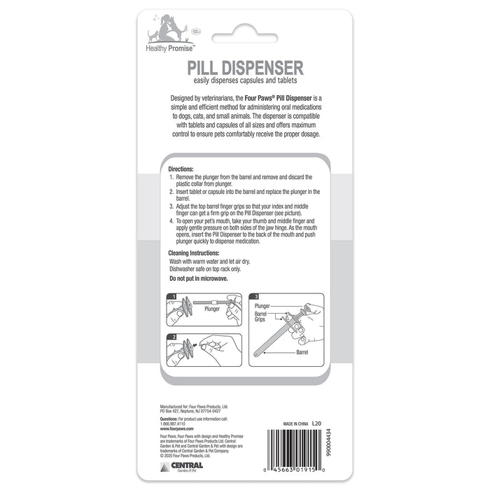 FOUR PAWS QUICK & EASY PILL DISPENSER