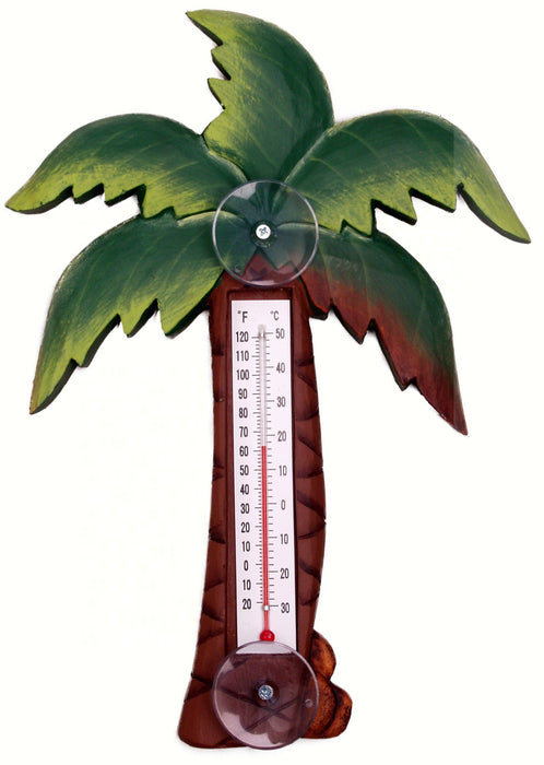 Bobbo from Songbird Essentials Palm Tree Small Window Thermometer