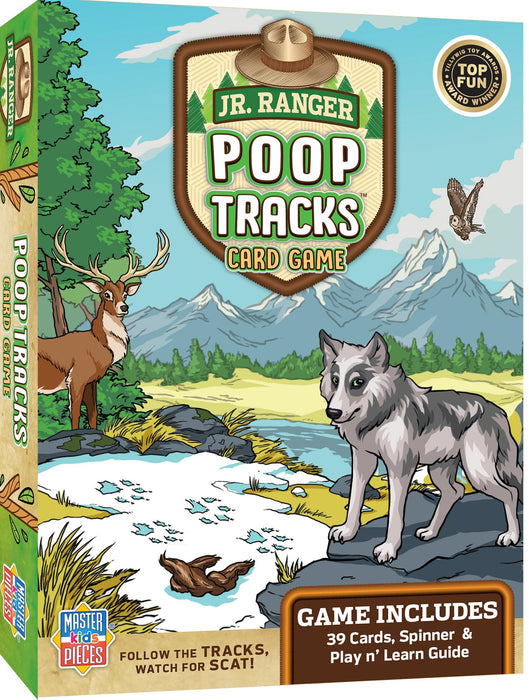 MasterPieces Puzzles Jr Ranger Poop Tracks Kids Card Game