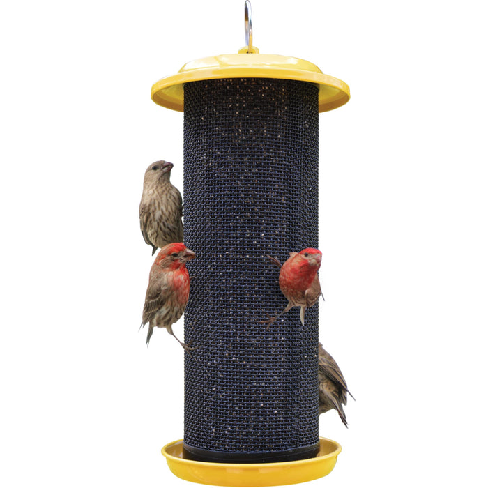 SUNGLOW METAL MESH THISTLE BIRD FEEDER