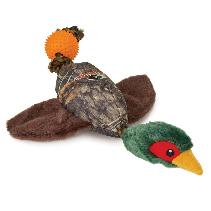 MOSSY OAK PHEASANT BIRD WITH TPR BALL & ROPE