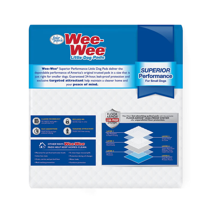 WEE-WEE PADS FOR LITTLE DOGS