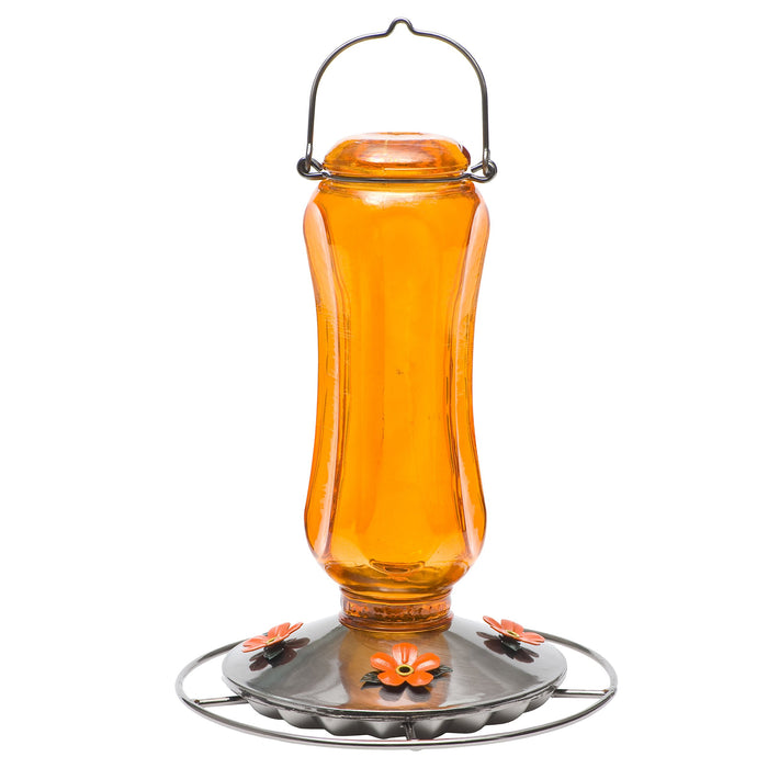 Vintage Carnival Glass Oriole Feeder