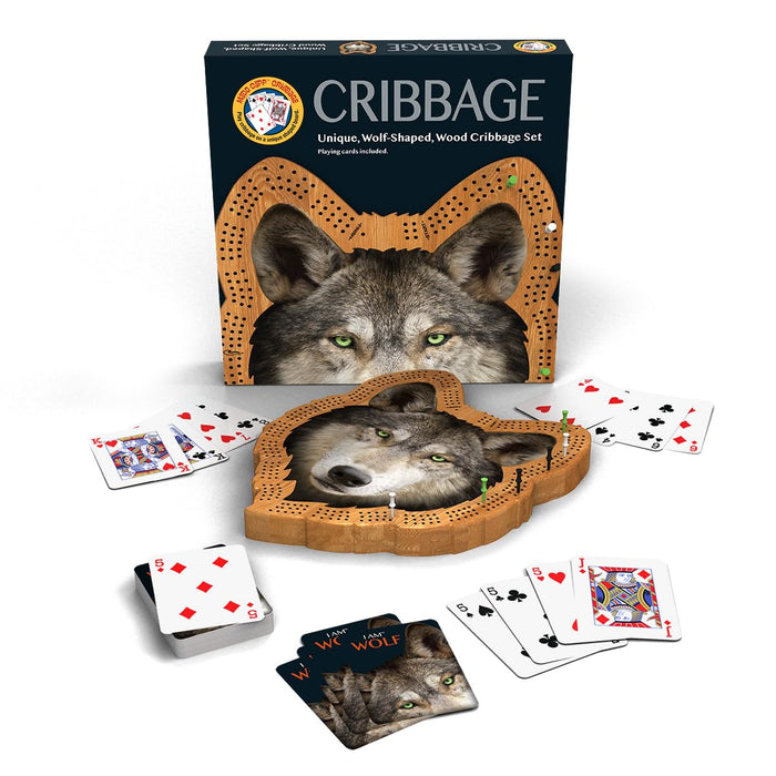 I am Wolf Cribbage Set