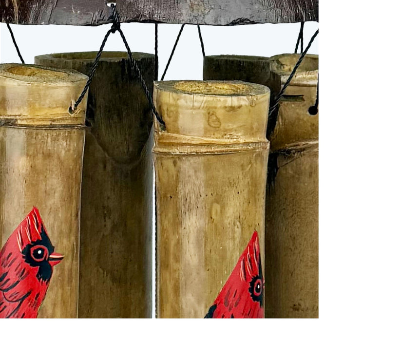 Bobbo from Songbird Essentials Cardinal Medium Simple Bamboo Chime