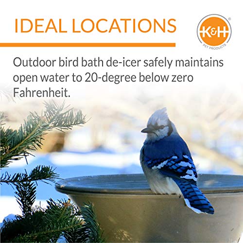 K&H Ice Eliminator Bird Bath Deicer