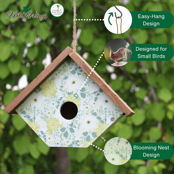 DECORATIVE WREN HOUSE - BLOOMING NEST