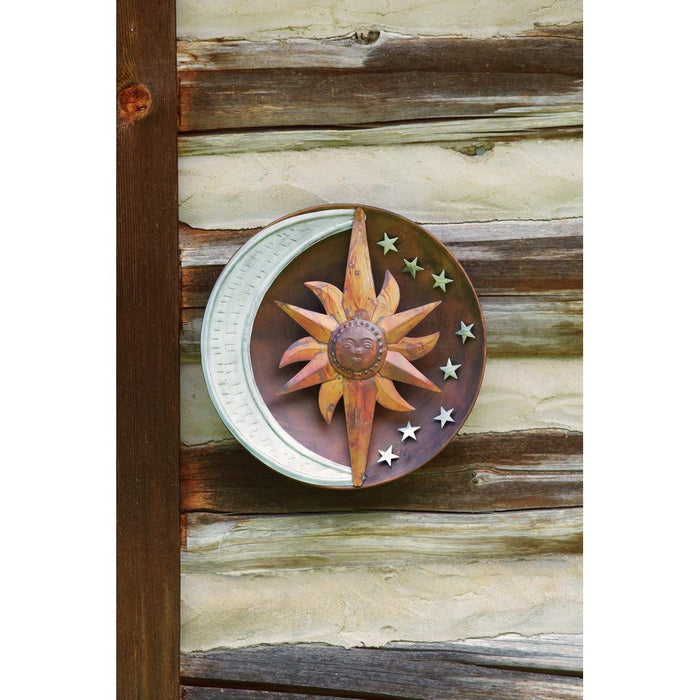 Celestial Flamed/Zinc Wall Disc 12 inch