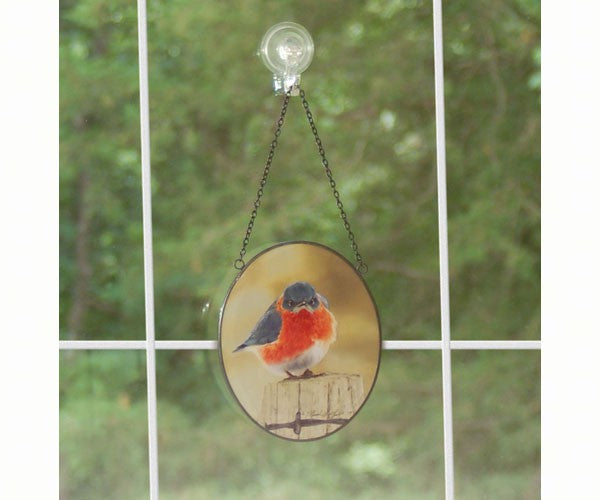 Mad Bluebird Suncatcher